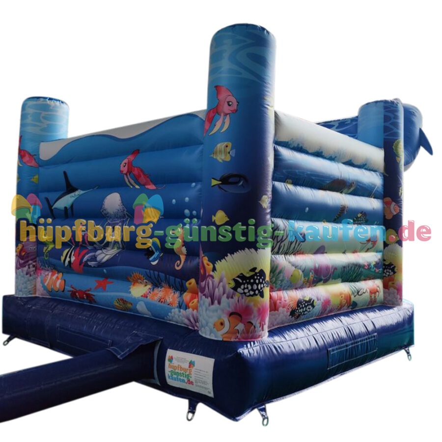 Hüpfburg Delfin mit Rutsche – Bild 13