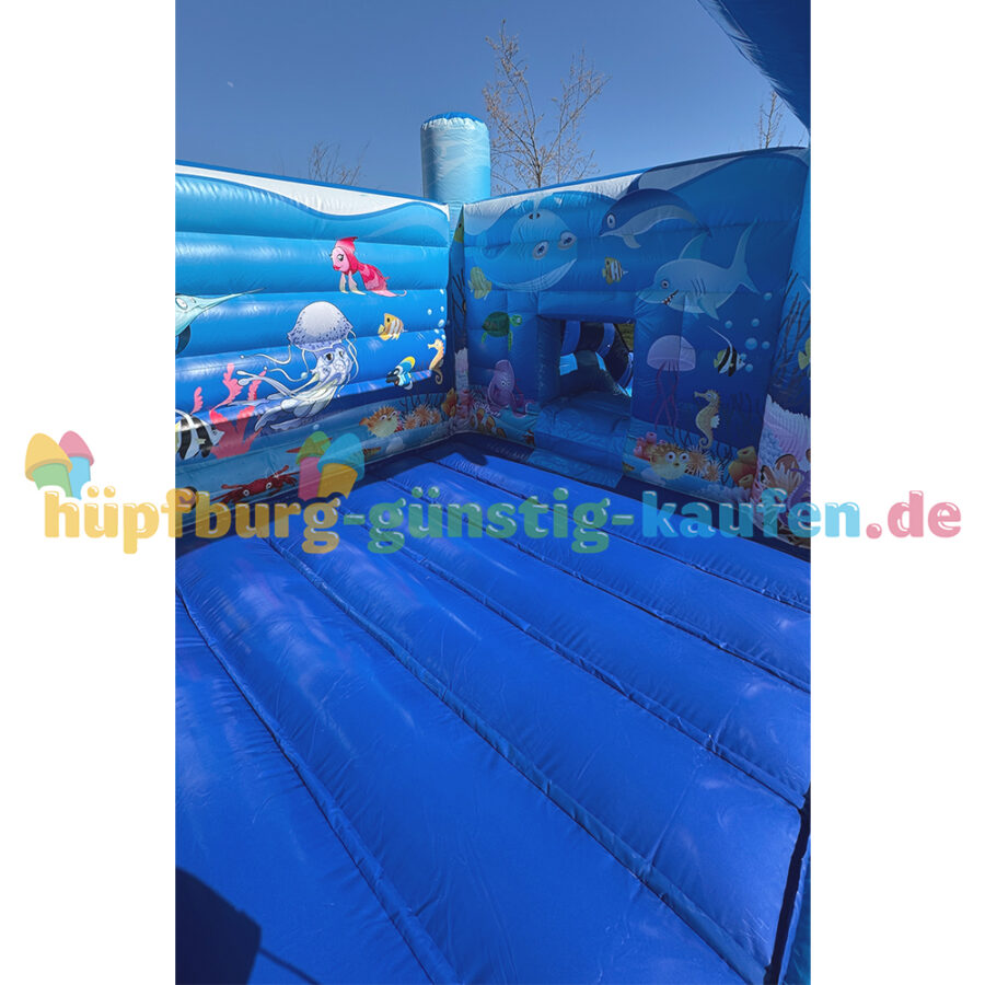 Hüpfburg Delfin mit Rutsche – Bild 5
