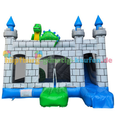 Hüpfburg Drache mit Rutsche