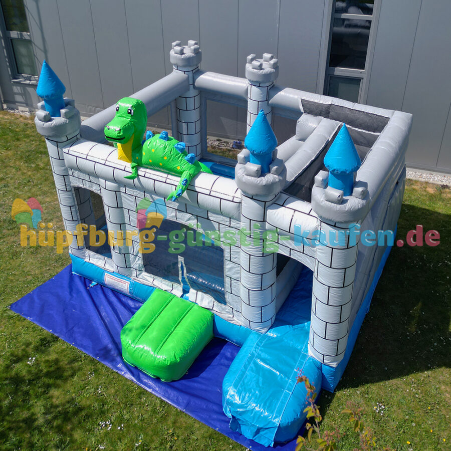 Hüpfburg Drache mit Rutsche – Bild 13