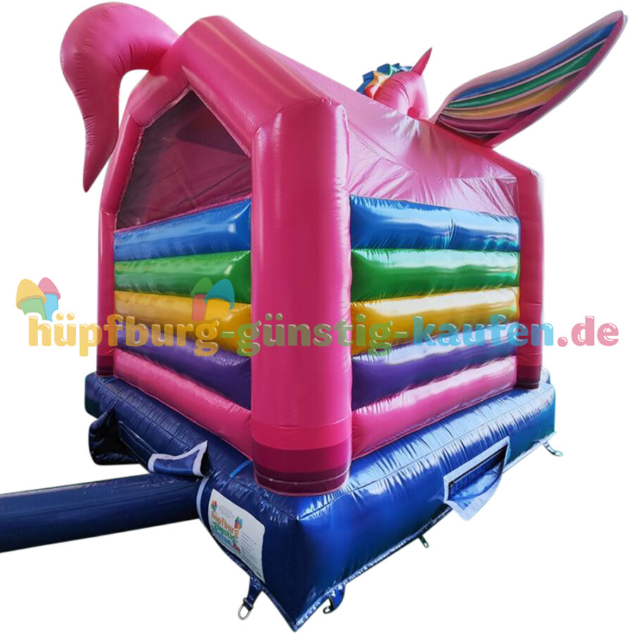 Hüpfburg Einhorn mit Rutsche – Bild 4