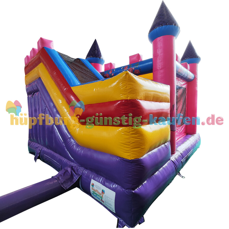 Hüpfburg Prinzessinnen Schloss mit Rutsche – Bild 5