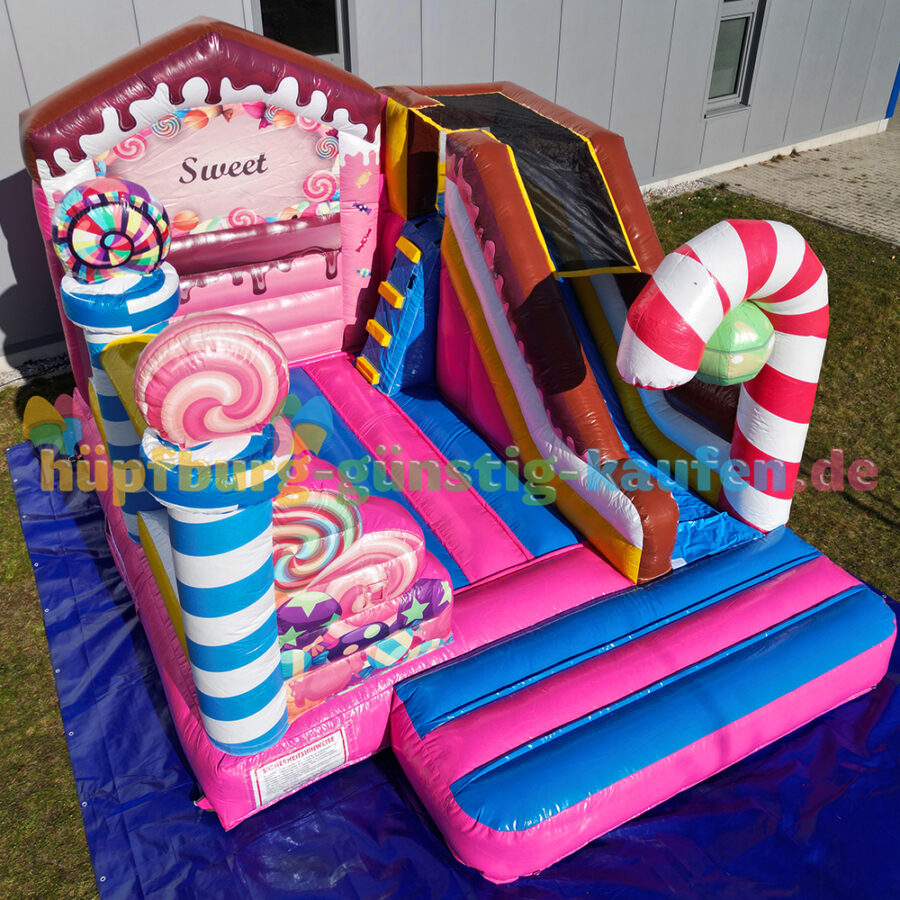 Hüpfburg Candy mit Rutsche – Bild 9