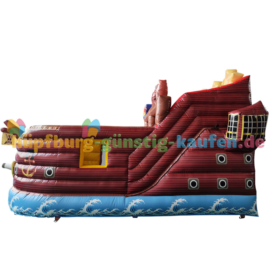 Hüpfburg Piratenschiff mit Rutsche – Bild 5