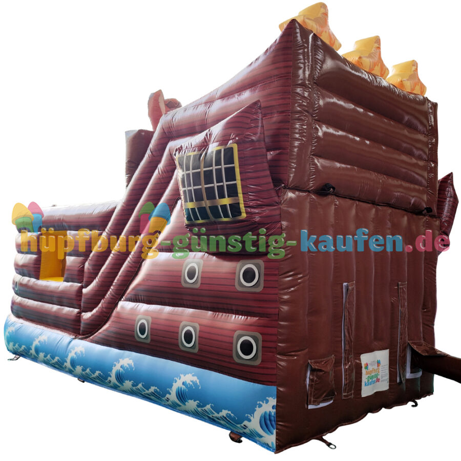 Hüpfburg Piratenschiff mit Rutsche – Bild 6
