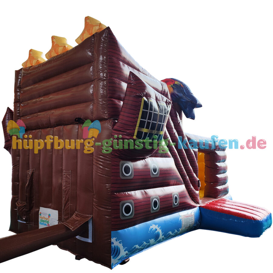 Hüpfburg Piratenschiff mit Rutsche – Bild 8