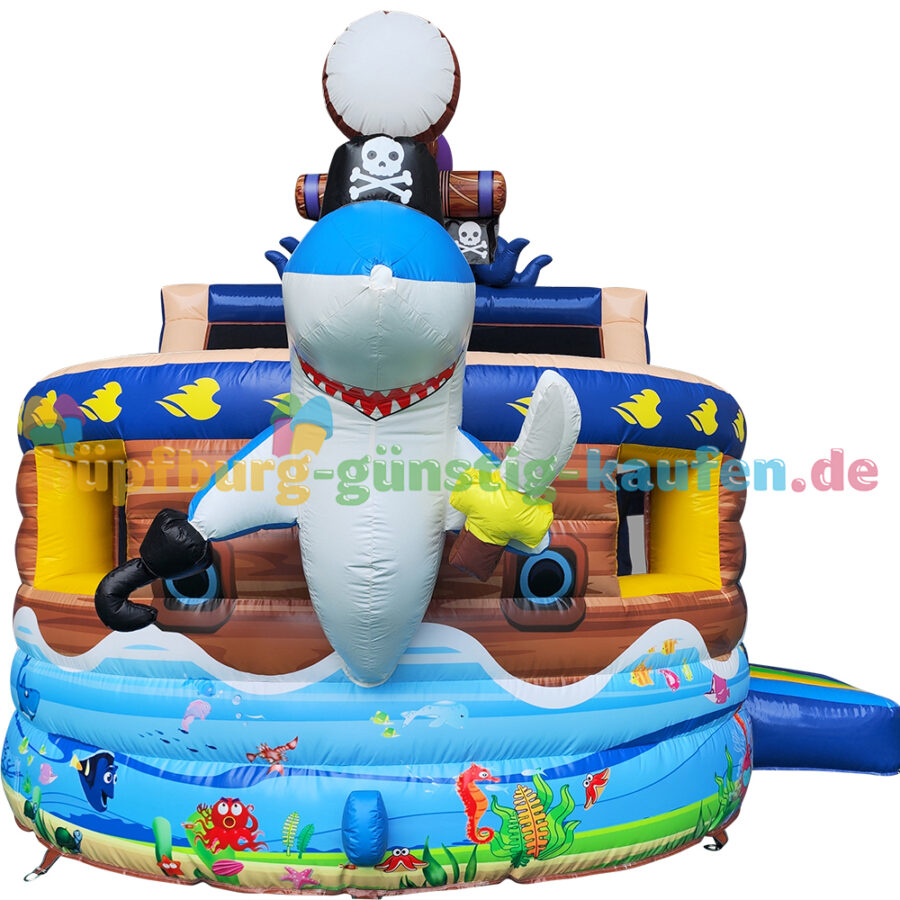 Hüpfburg Oktopus Schiff mit Rutsche – Bild 14