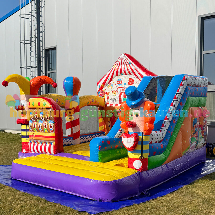 Hüpfburg Zirkus mit Rutsche – Bild 6