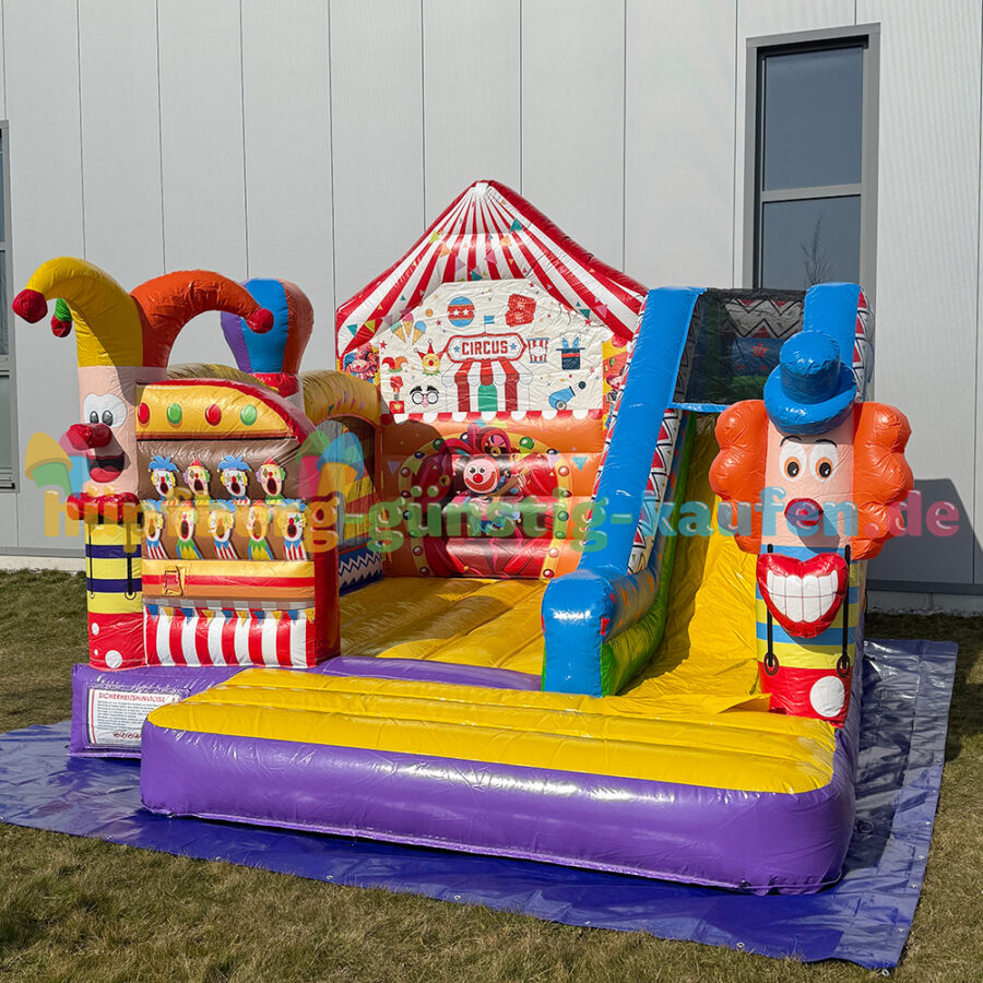 Hüpfburg Zirkus mit Rutsche – Bild 7