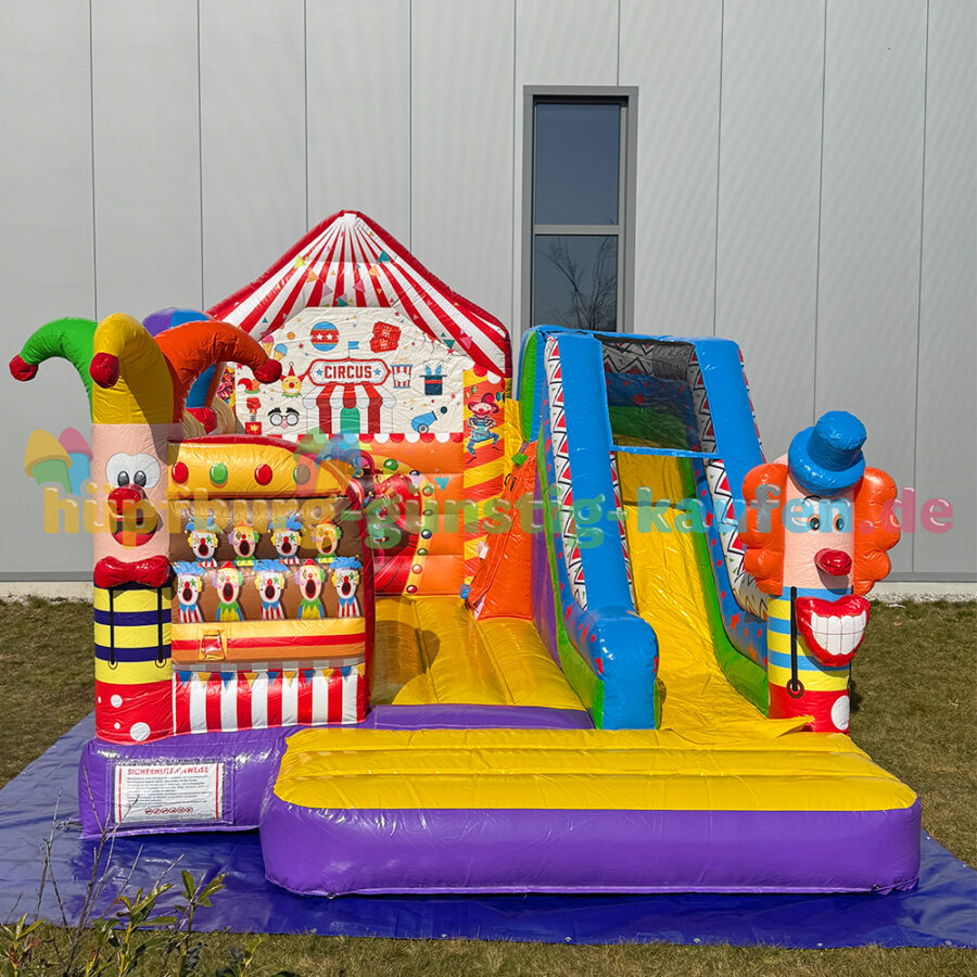 Hüpfburg Zirkus mit Rutsche – Bild 8