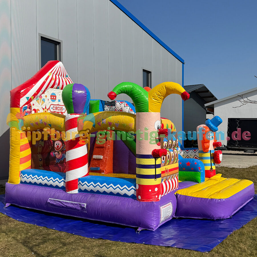 Hüpfburg Zirkus mit Rutsche – Bild 9