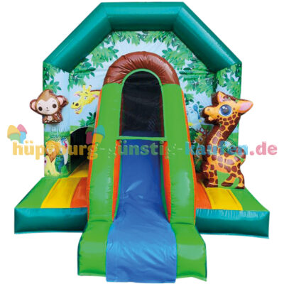 Hüpfburg Safari mit Rutsche