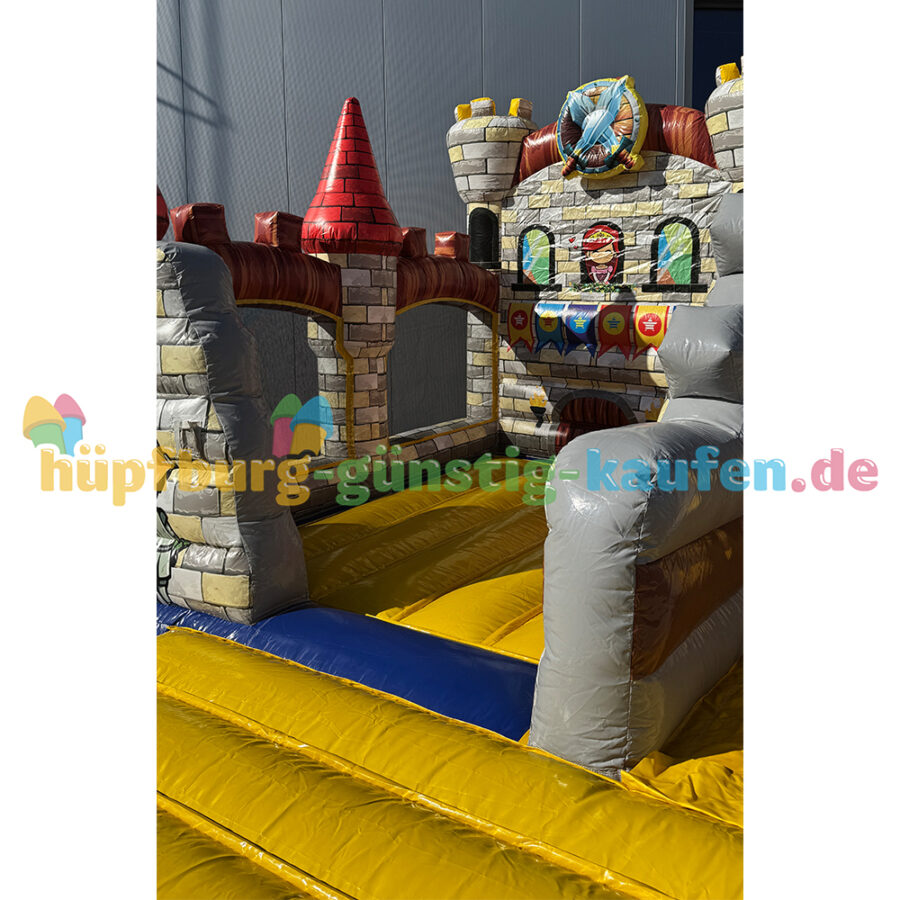 Hüpfburg Ritterburg mit Rutsche – Bild 4