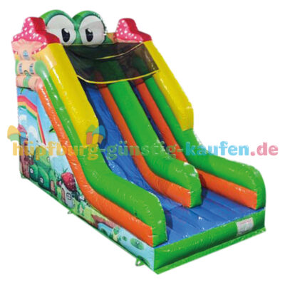 Hüpfburg Rutsche Frosch
