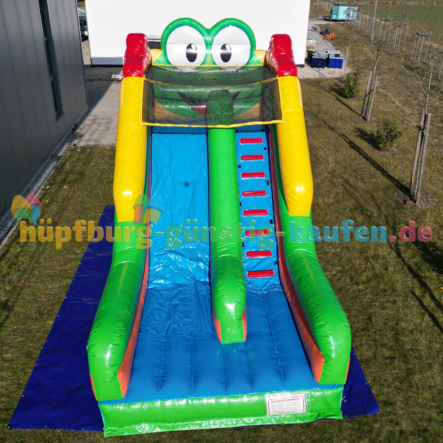 Hüpfburg Rutsche Frosch – Bild 7