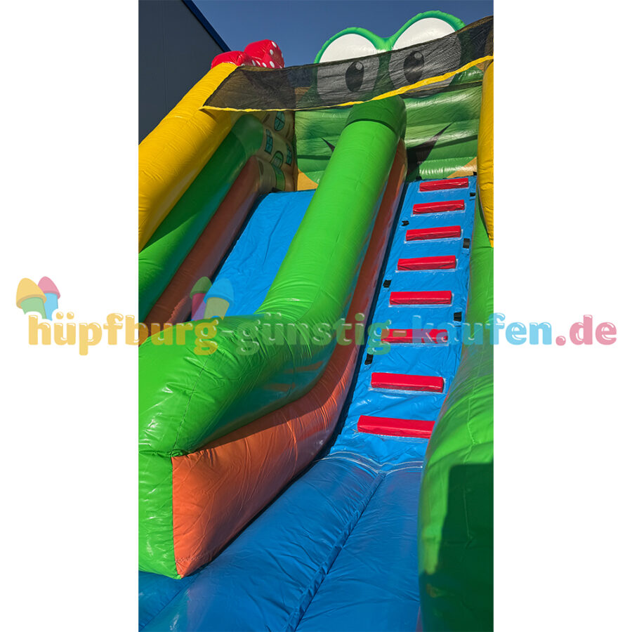 Hüpfburg Rutsche Frosch – Bild 8