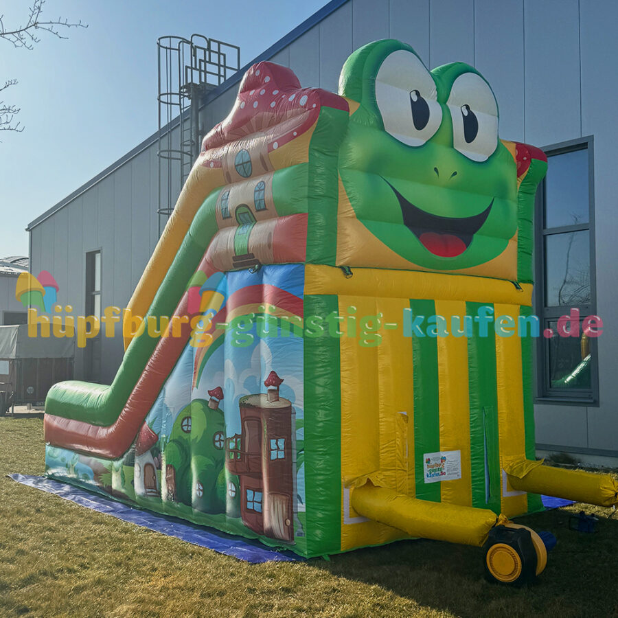 Hüpfburg Rutsche Frosch – Bild 10