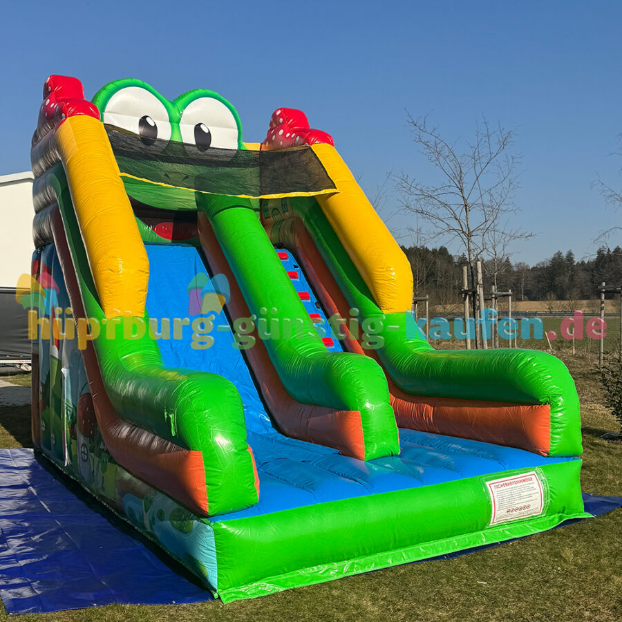 Hüpfburg Rutsche Frosch – Bild 12