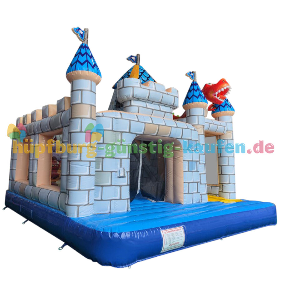 Hüpfburg Ritterschloss mit Drache – Bild 6