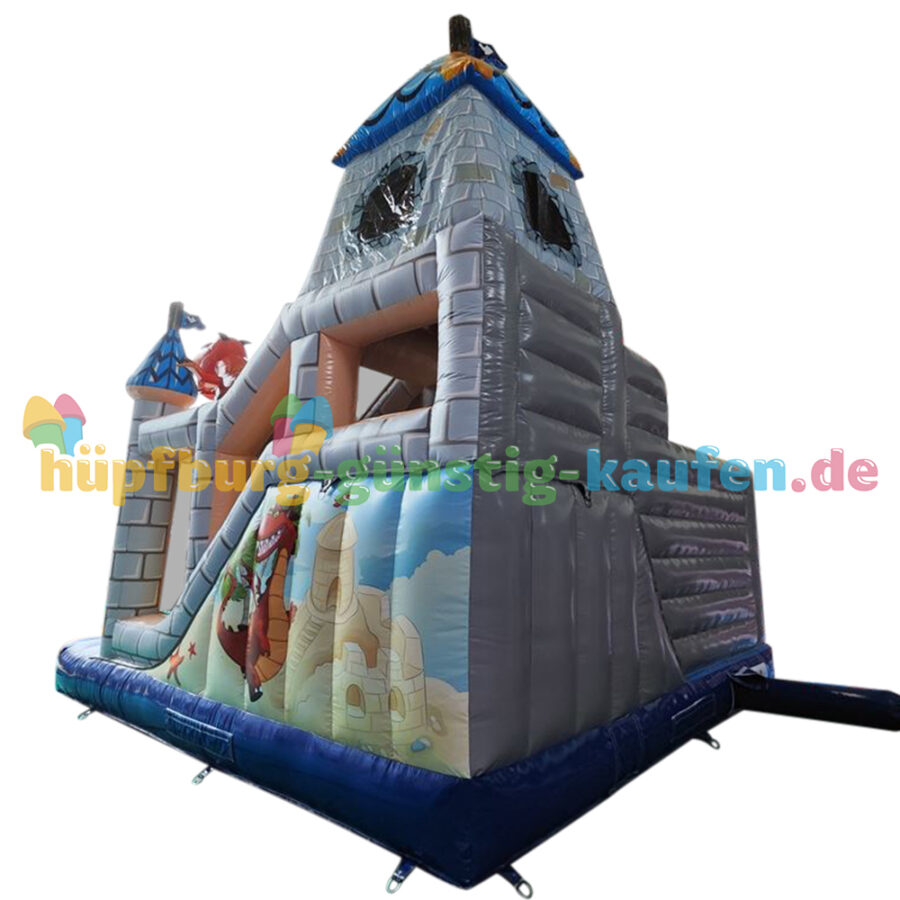 Hüpfburg Ritterschloss mit Drache – Bild 10