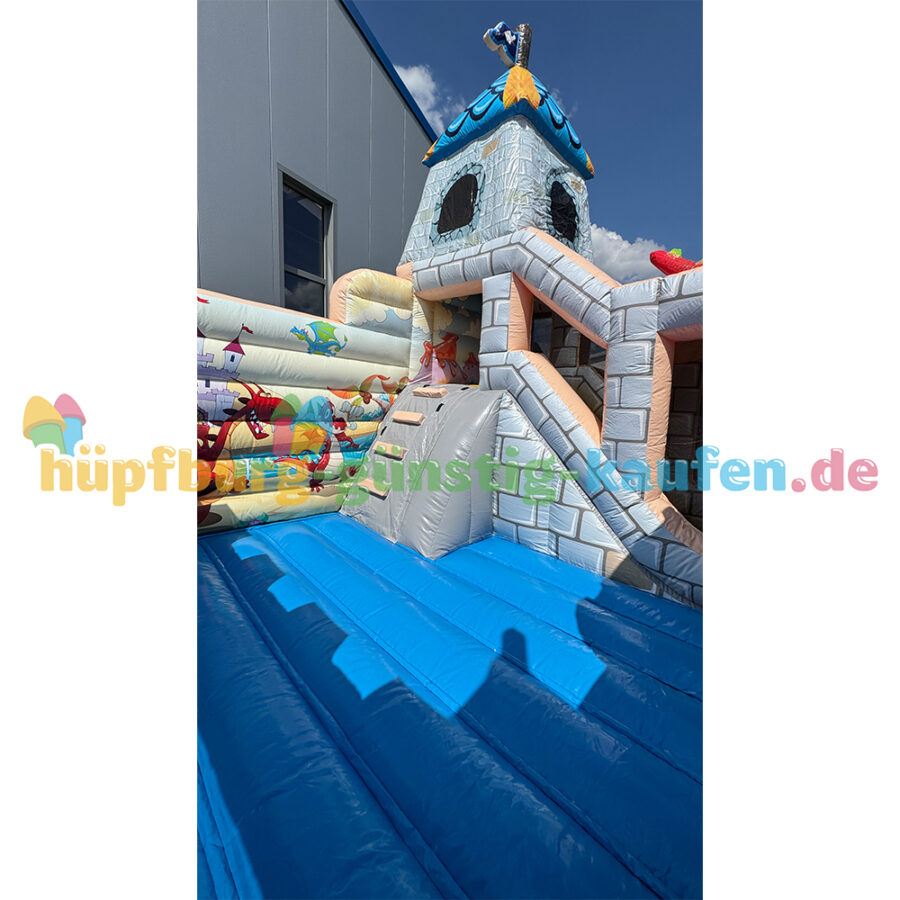 Hüpfburg Ritterschloss mit Drache – Bild 21