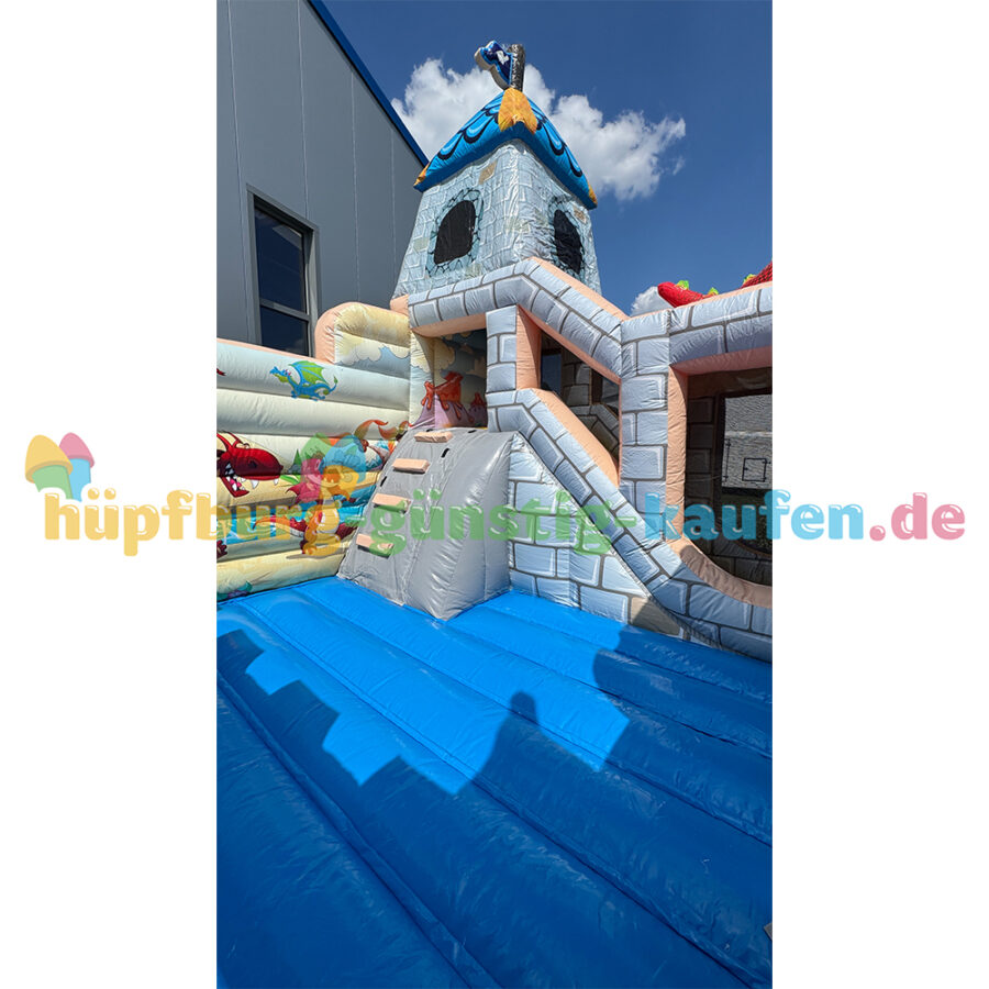 Hüpfburg Ritterschloss mit Drache – Bild 27