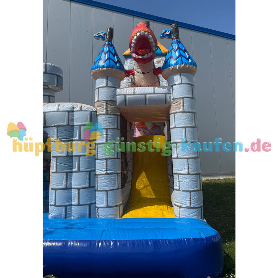 Hüpfburg Ritterschloss mit Drache – Bild 29
