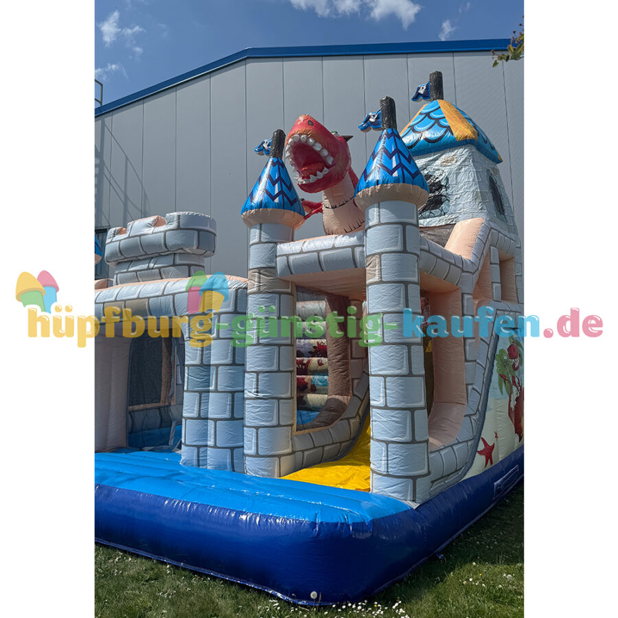 Hüpfburg Ritterschloss mit Drache – Bild 30