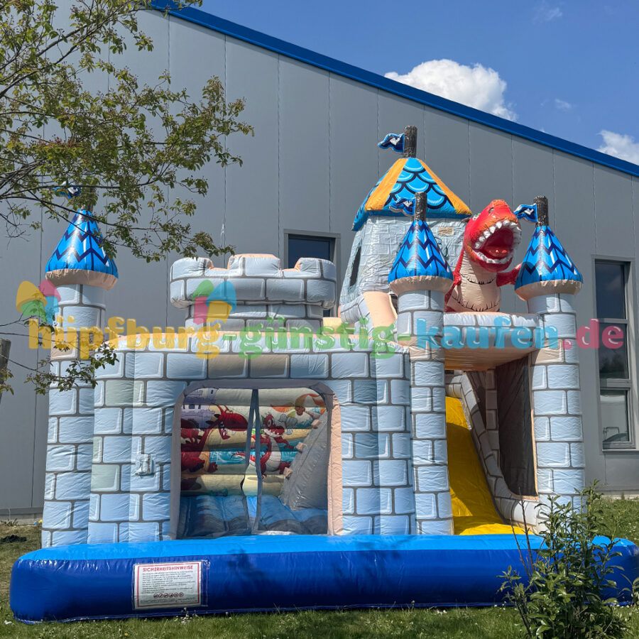 Hüpfburg Ritterschloss mit Drache – Bild 32