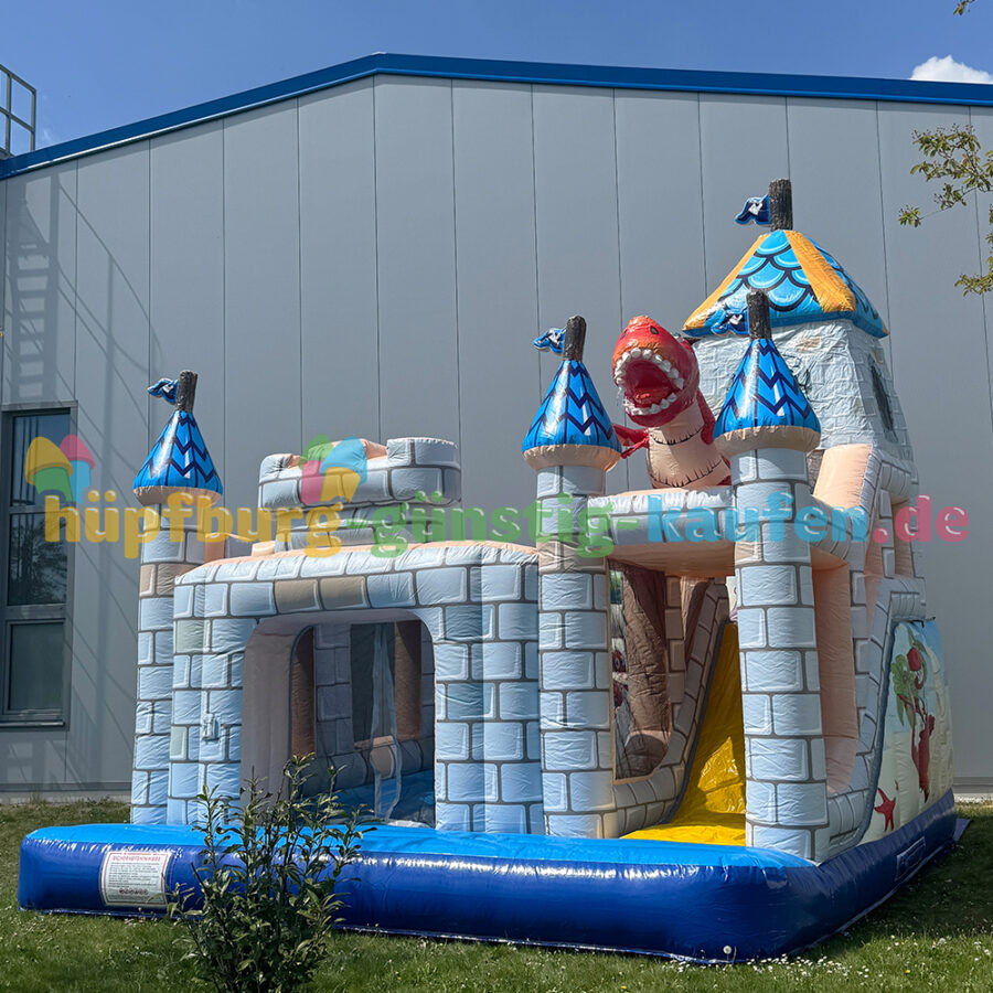 Hüpfburg Ritterschloss mit Drache – Bild 33