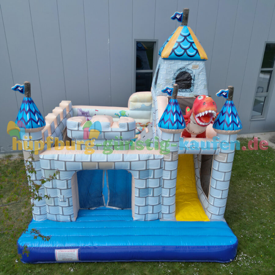 Hüpfburg Ritterschloss mit Drache – Bild 18