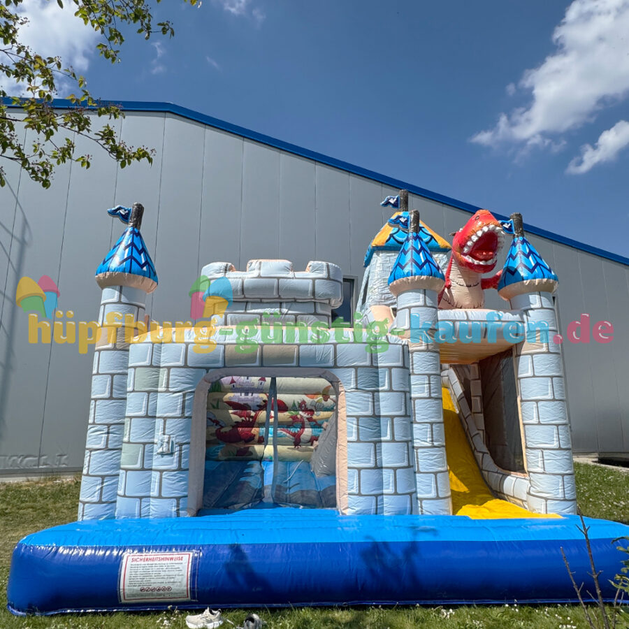Hüpfburg Ritterschloss mit Drache – Bild 19