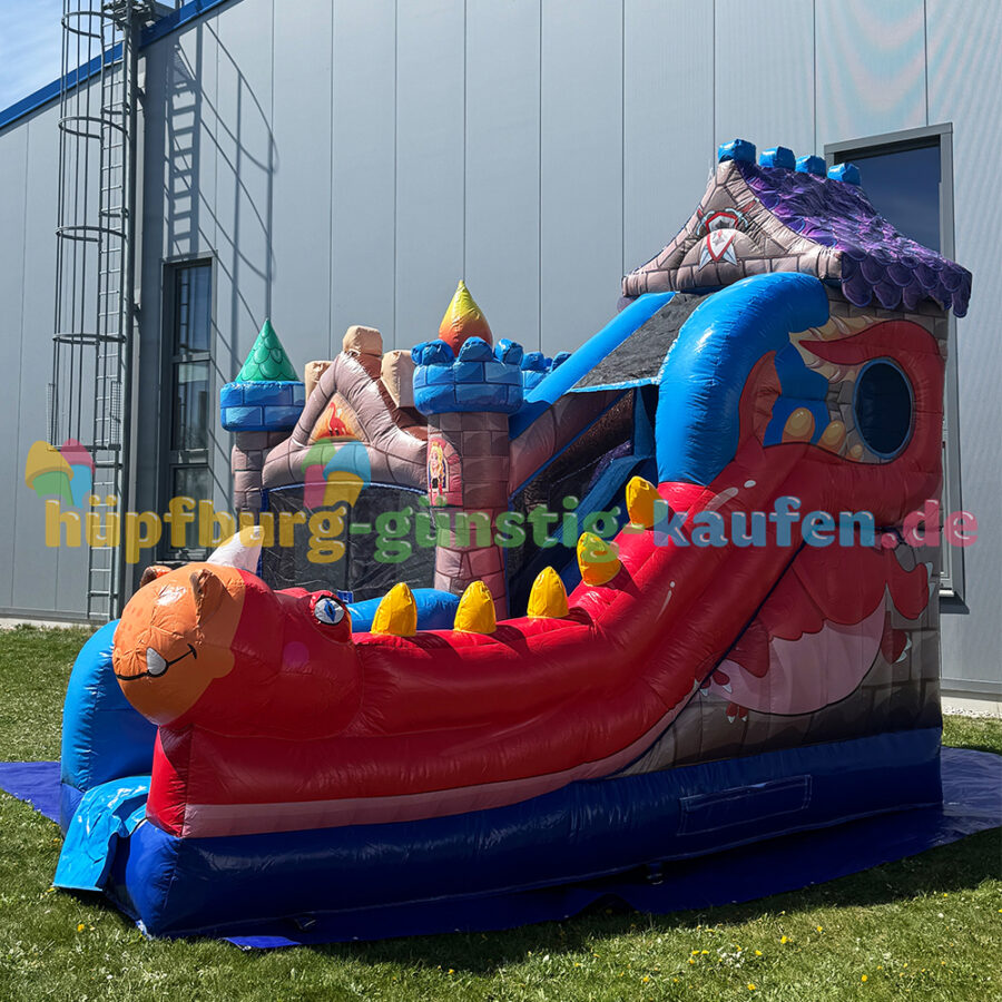 Hüpfburg Drachen Rutsche – Bild 12