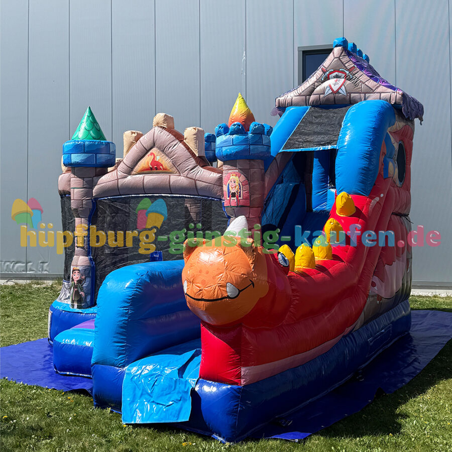 Hüpfburg Drachen Rutsche – Bild 13