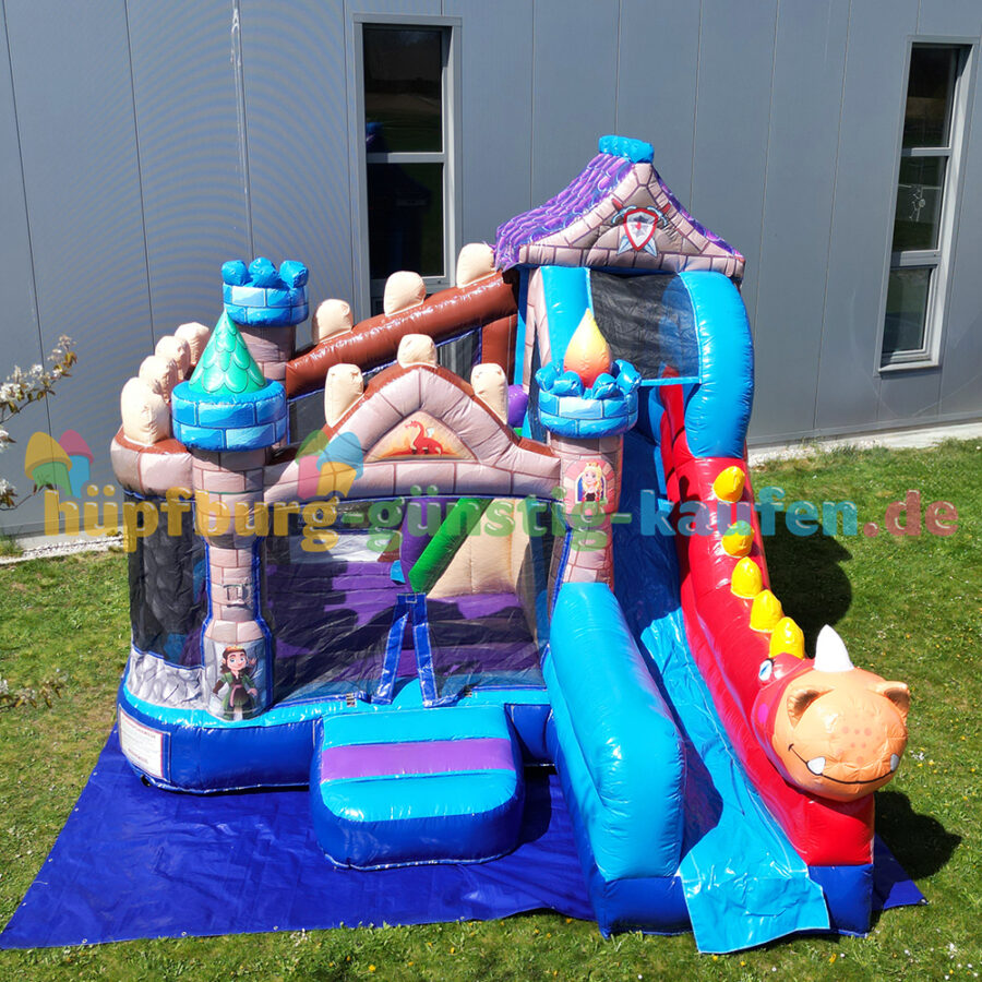 Hüpfburg Drachen Rutsche – Bild 7