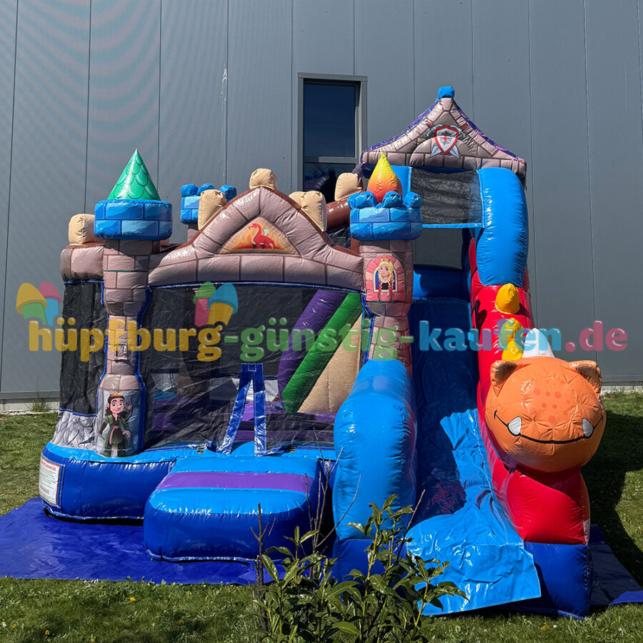Hüpfburg Drachen Rutsche – Bild 8