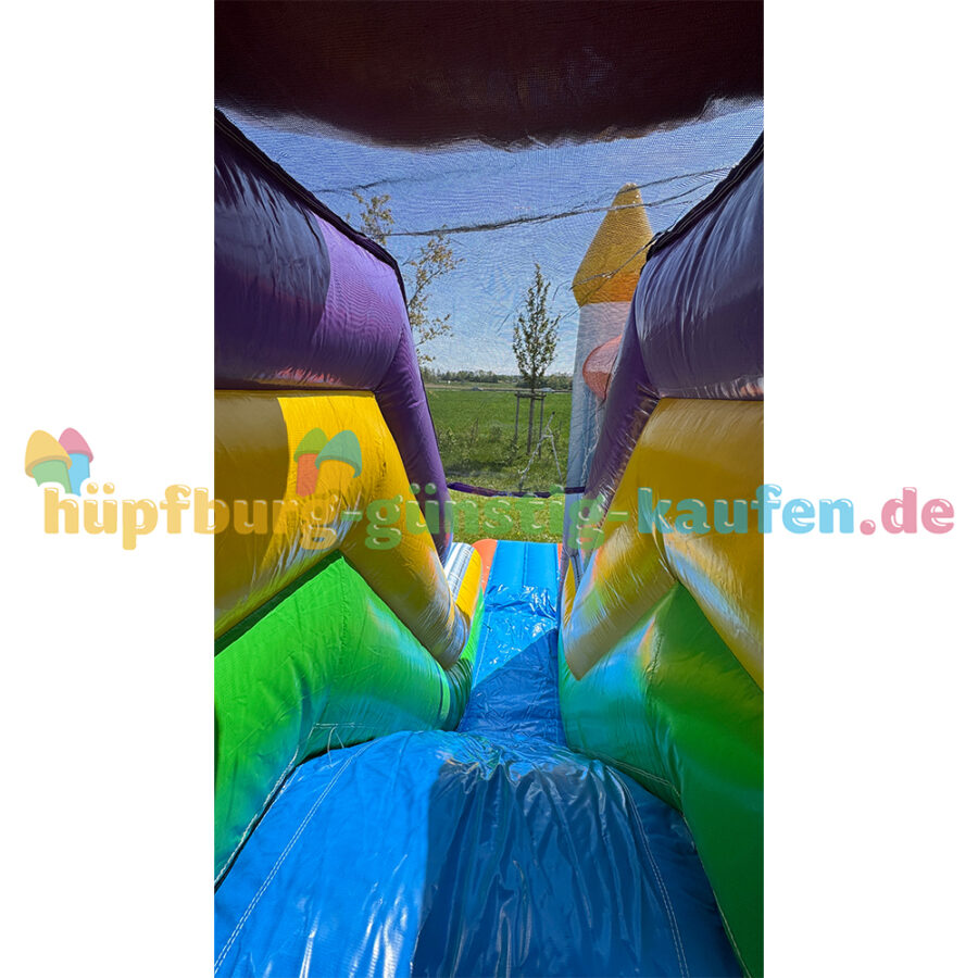 Hüpfburg Alien mit Rutsche – Bild 15