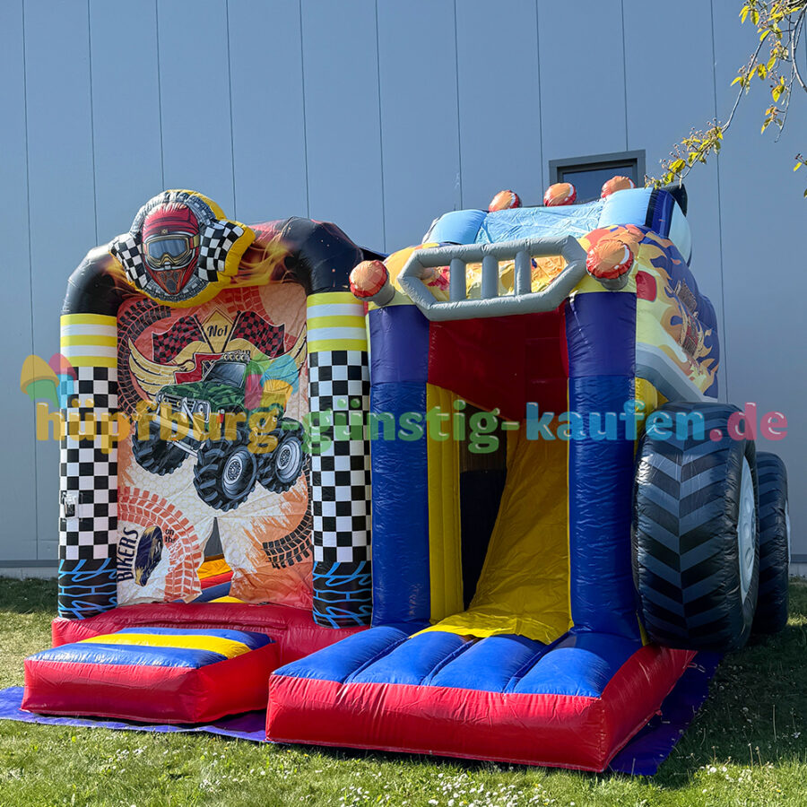 Hüpfburg Monstertruck mit Rutsche – Bild 13