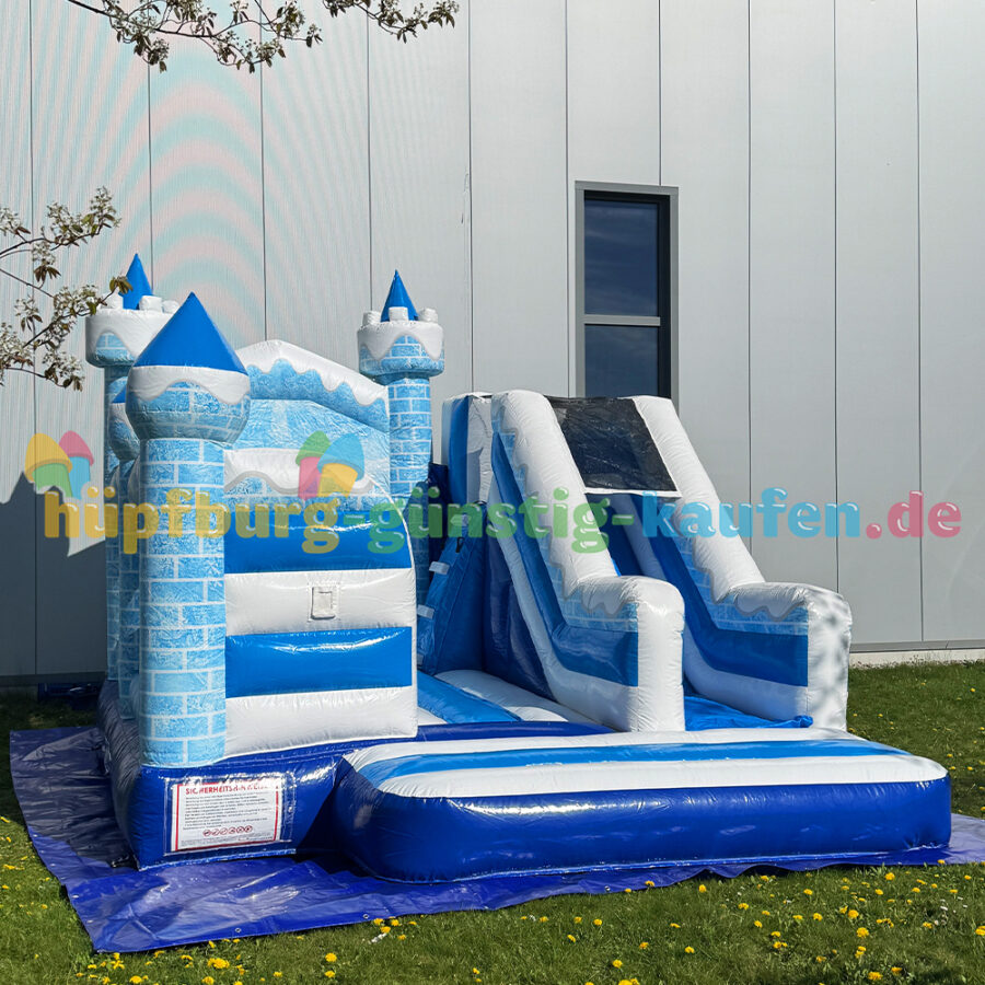Hüpfburg Eisprinzessin mit Rutsche – Bild 4