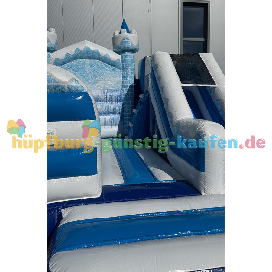 Hüpfburg Eisprinzessin mit Rutsche – Bild 9