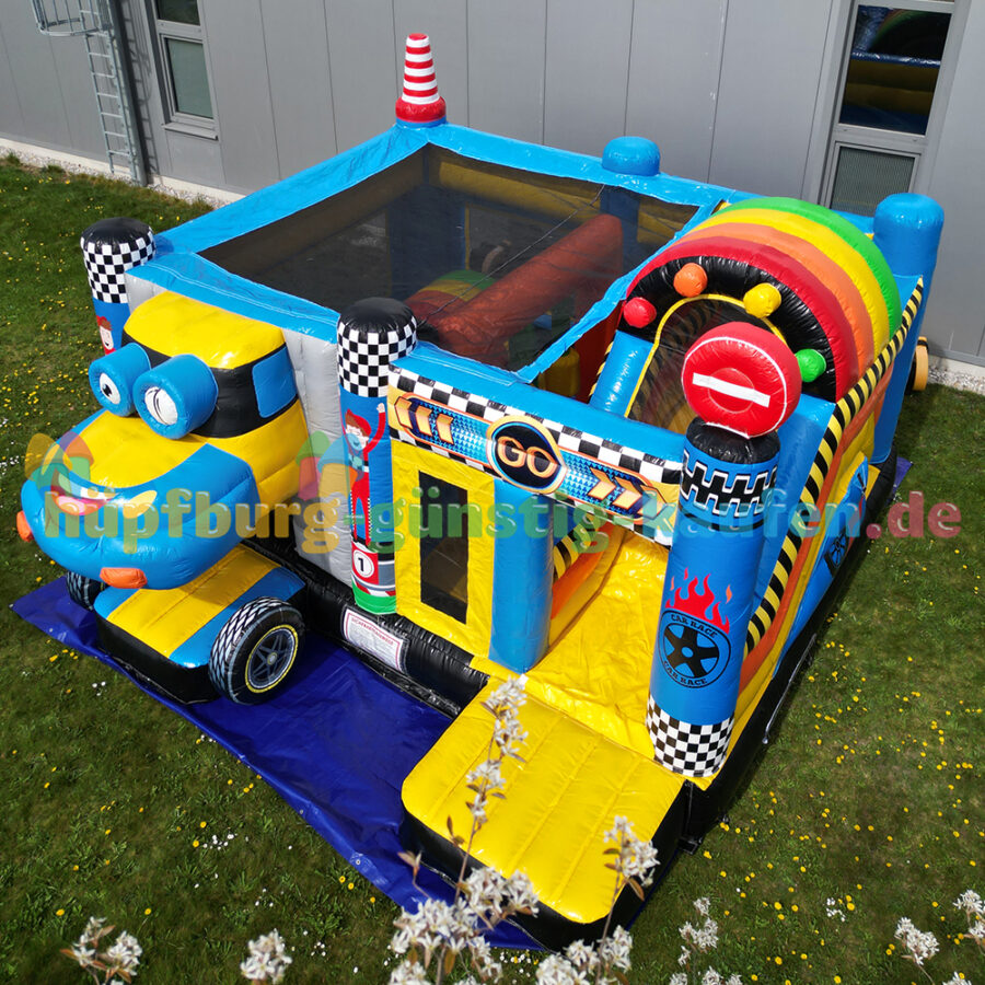 Hüpfburg Motorsport mit Rutsche – Bild 17