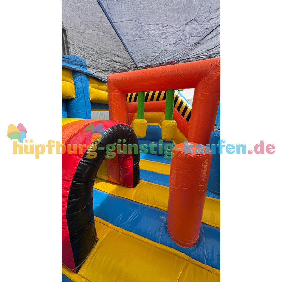 Hüpfburg Motorsport mit Rutsche – Bild 11