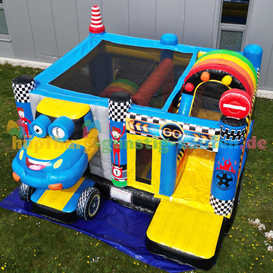 Hüpfburg Motorsport mit Rutsche – Bild 15