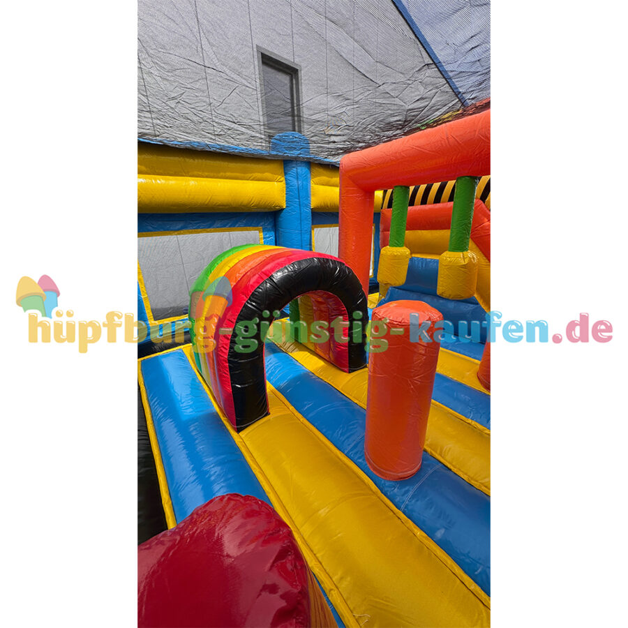 Hüpfburg Motorsport mit Rutsche – Bild 5