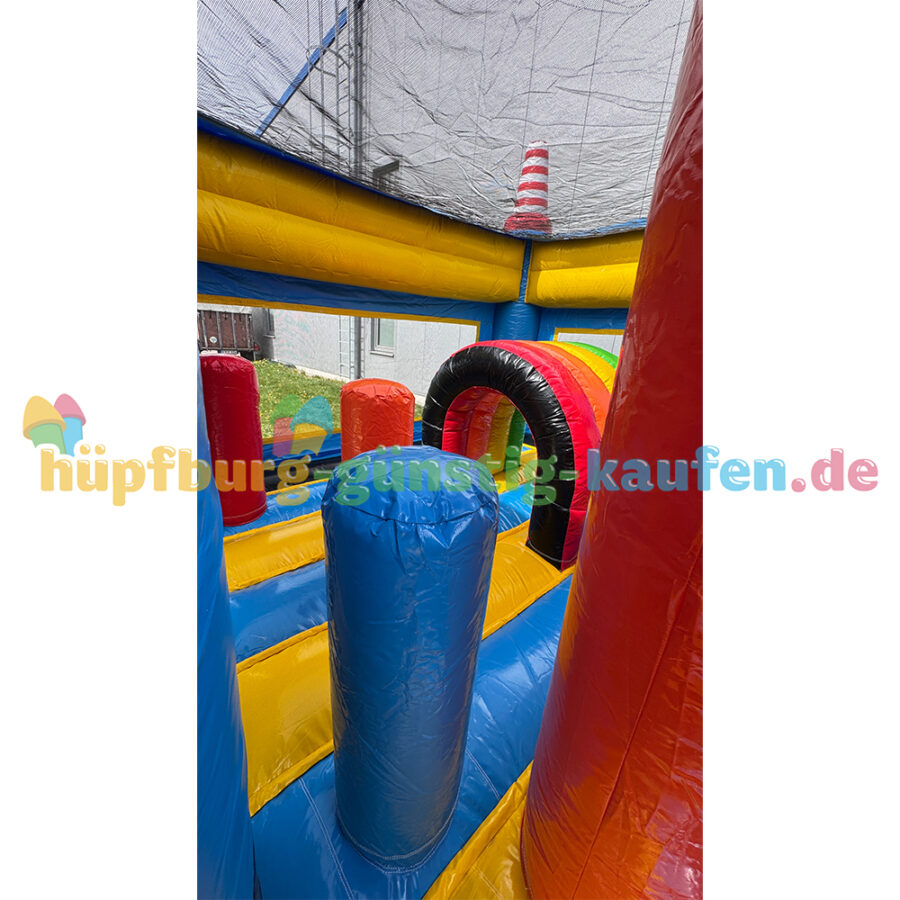 Hüpfburg Motorsport mit Rutsche – Bild 6