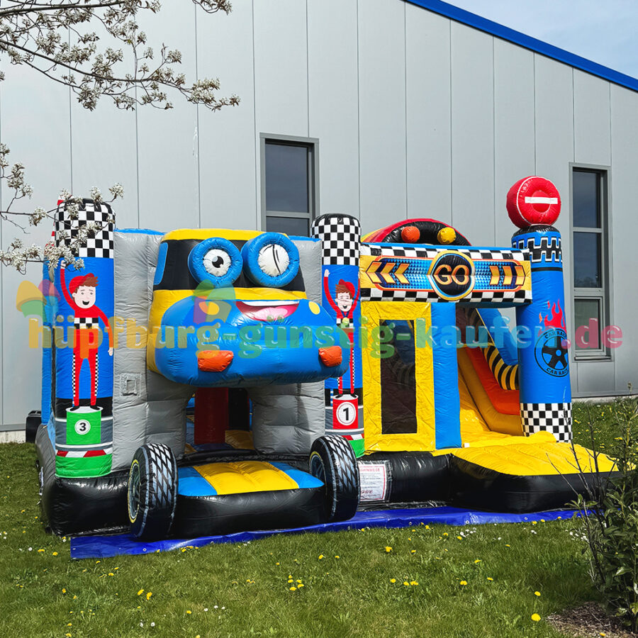 Hüpfburg Motorsport mit Rutsche – Bild 10