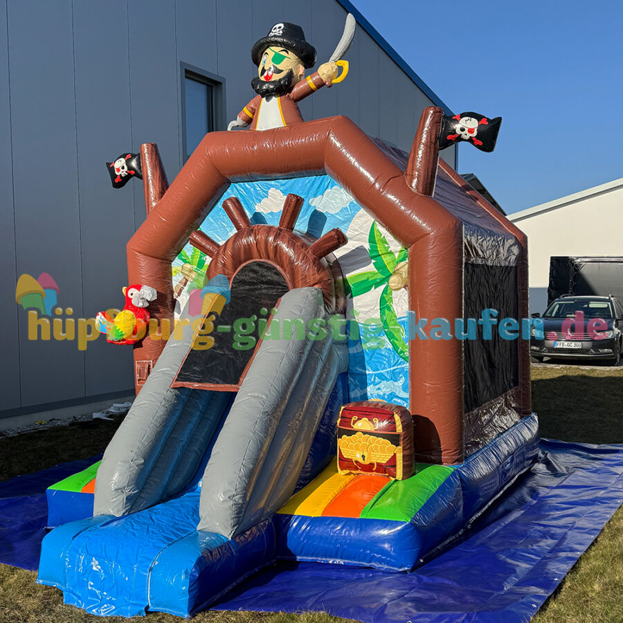 Hüpfburg Seeräuber mit Rutsche – Bild 3