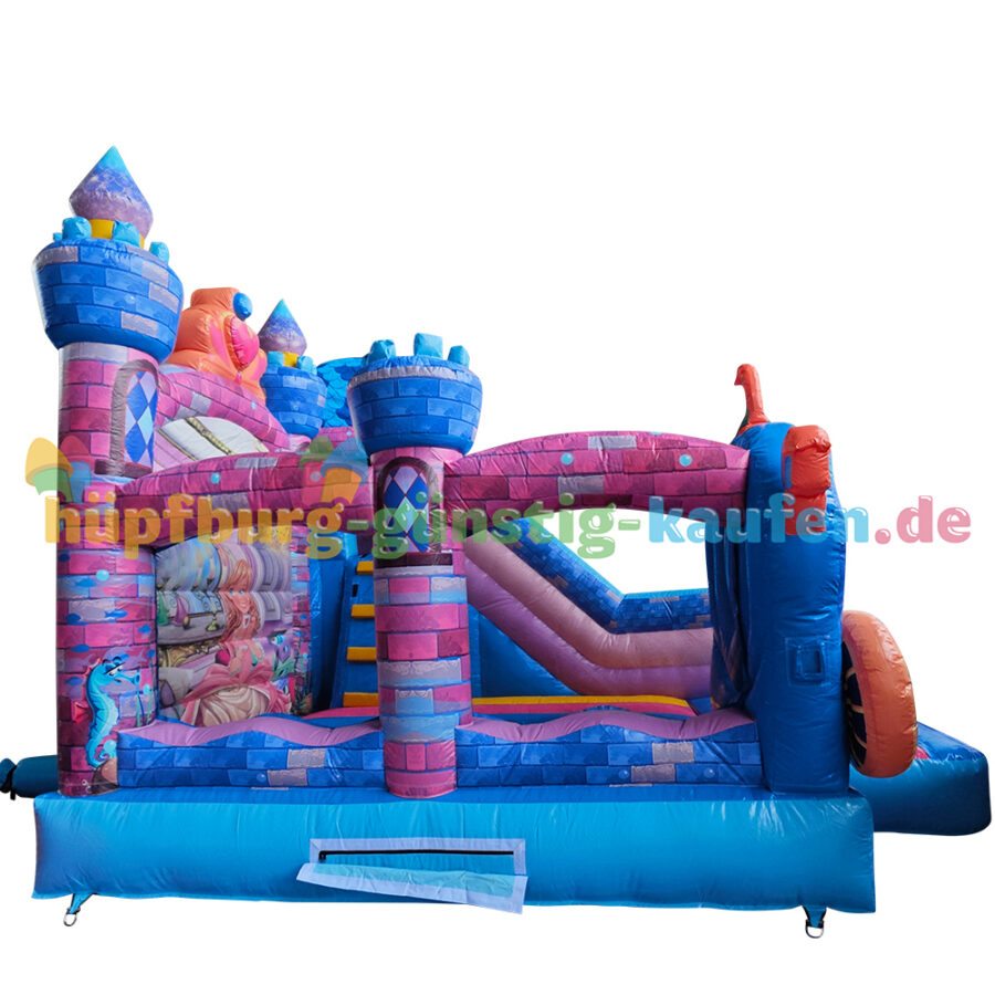 Hüpfburg Märchenschloss mit Rutsche – Bild 12