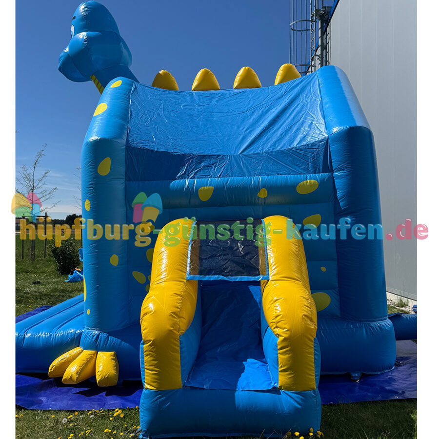 Hüpfburg Dino mit Rutsche – Bild 12