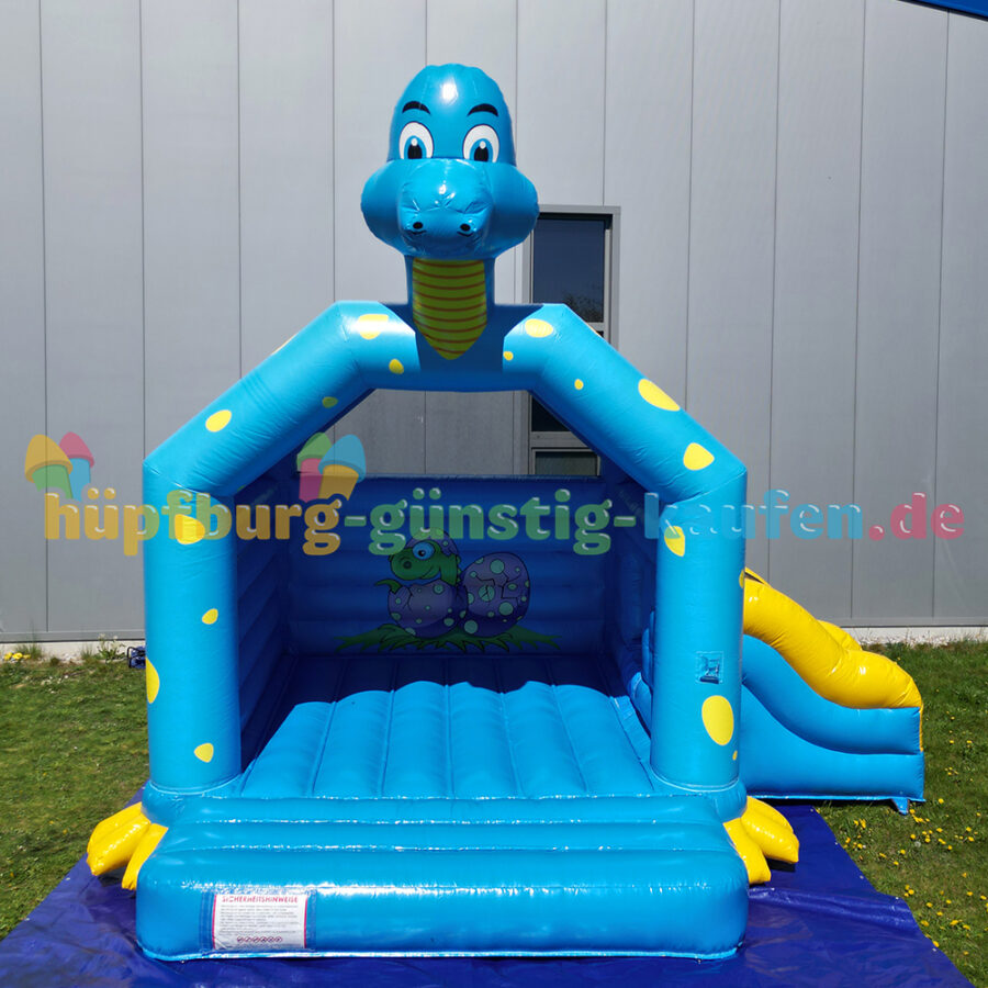 Hüpfburg Dino mit Rutsche – Bild 4